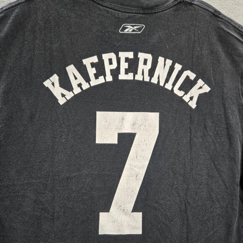 San Francisco 49ers Men Shirt XL Black Kaepernick #7 Graphic Tee Short Sleeve - Picture 10 of 11